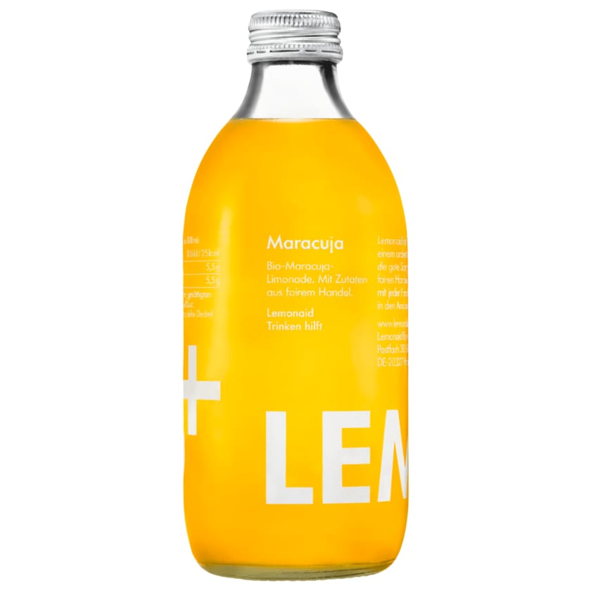 Lemonaid Maracuja Bio 0,33l